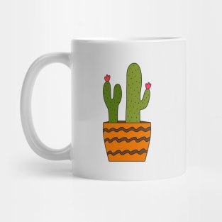 Cute Cactus Design #187: Desert Cacti In Pot Mug